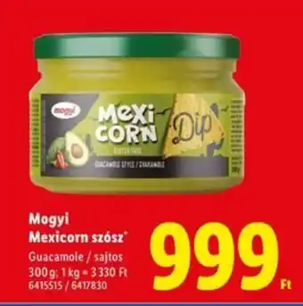 Lidl Mogyi Mexicorn szósz ajánlat