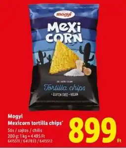Lidl Mogyi Mexicorn tortilla chips ajánlat