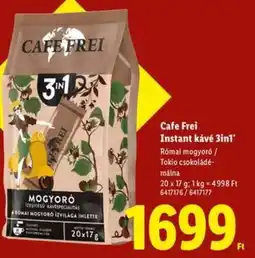 Lidl Cafe Frei Instant kávé 3in1 ajánlat