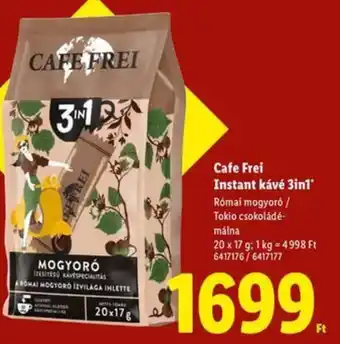 Lidl Cafe Frei Instant kávé 3in1 ajánlat