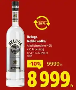 Lidl Beluga Noble vodka ajánlat