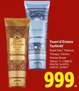Lidl Tesori d'Oriente Tusfürdő ajánlat