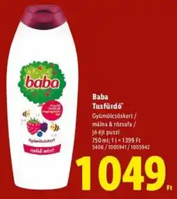 Lidl Baba Tusfürdő ajánlat