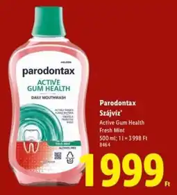 Lidl Parodontax Szájvíz ajánlat