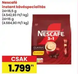 Interspar Nescafé instant kávéspecialitás ajánlat