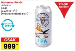 Interspar Guinness IPA sör ajánlat