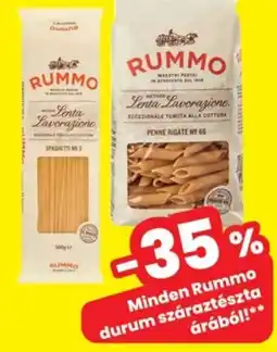 Interspar Rummo durum száraztészta ajánlat