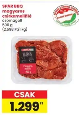 Interspar SPAR BBQ magyaros csirkemellfilé ajánlat