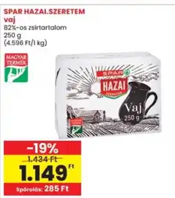 Interspar SPAR HAZAI.SZERETEM vaj ajánlat