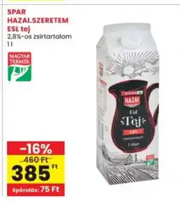Interspar SPAR HAZAI.SZERETEM ESL tej ajánlat