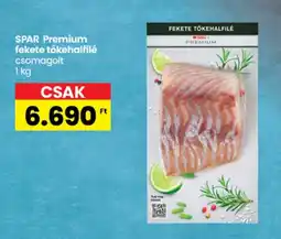 Interspar SPAR Premium fekete tőkehalfilé ajánlat