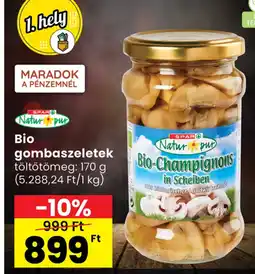 Interspar Bio gombaszeletek ajánlat