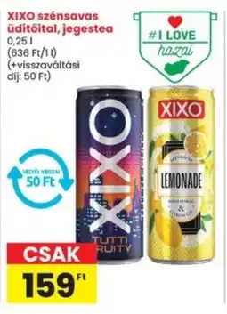 Interspar XIXO szénsavas üdítőital, jegestea ajánlat