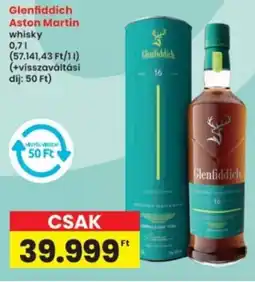 Interspar Glenfiddich Aston Martin whisky ajánlat