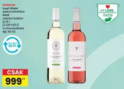 Interspar Ostoros Irsai Olivér, Rozé ajánlat