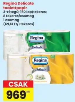 Interspar Regina Delicate toalettpapír ajánlat