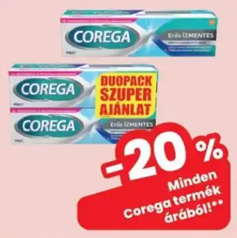 Interspar Corega termék ajánlat