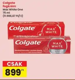 Interspar Colgate fogkrém Max White One ajánlat