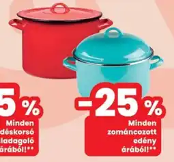 Interspar Zománcozott edény ajánlat