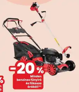 Interspar Benzines fűnyíró és fűkasza ajánlat