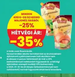 Interspar Schedro majonéz árából ajánlat