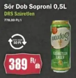 FullDiszkont Sör Dob Soproni ajánlat