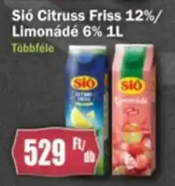 FullDiszkont Sió Citruss Friss 12% / Limonádé 6% ajánlat
