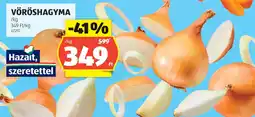 ALDI Vöröshagyma ajánlat