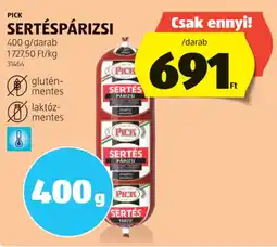 ALDI Pick sertéspárizsi ajánlat