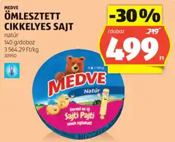 ALDI Medve ömlesztett cikkelyes sajt ajánlat