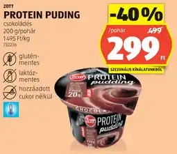ALDI Zott Protein Puding ajánlat
