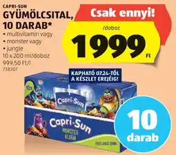 ALDI Capri-Sun gyümölcsital ajánlat