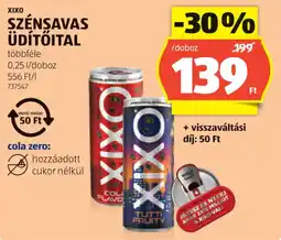 ALDI XIXO szénsavas üdítőital ajánlat