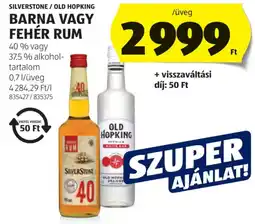 ALDI Silverstone / Old Hopking barna, fehér rum ajánlat