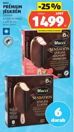 ALDI Mucci Prémium jégkrém ajánlat