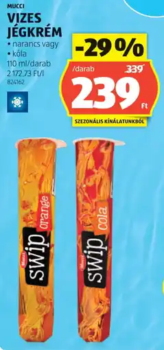 ALDI Mucci vizes jégkrém ajánlat