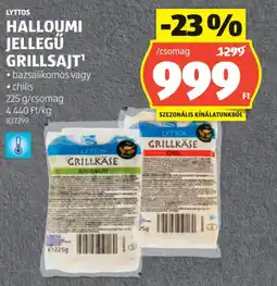 ALDI Lyttos Halloumi jellegű grillsajt ajánlat