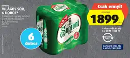 ALDI Soproni világos sör ajánlat