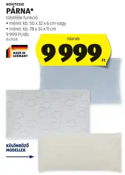 ALDI Novitesse Párna ajánlat