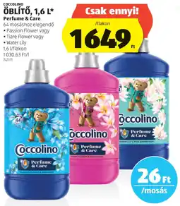 ALDI Coccolino öblítő ajánlat