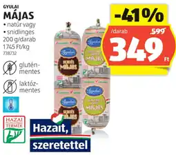 ALDI Gyulai májas ajánlat