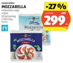 ALDI Cucina Nobile Mozzarella ajánlat