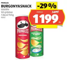 ALDI Pringles burgonyasnack ajánlat
