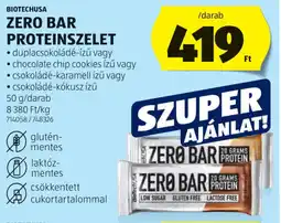 ALDI Biotechusa Zero Bar Proteinszelet ajánlat