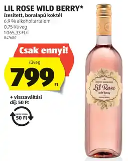 ALDI Lil Rose Wild Berry ajánlat