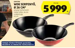 ALDI Crofton wok serpenyő ajánlat