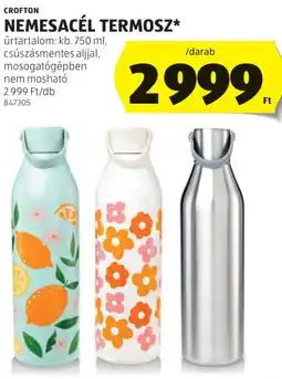 ALDI Crofton nemesacél termosz ajánlat