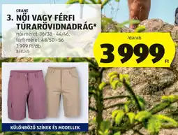 ALDI Crane női, férfi túrarövidnadrág ajánlat
