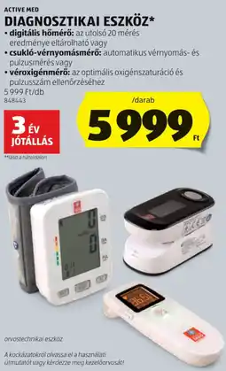 ALDI Active Med Diagnosztikai eszköz ajánlat