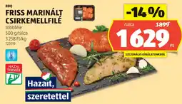 ALDI BBQ Friss marinált csirkemellfilé ajánlat